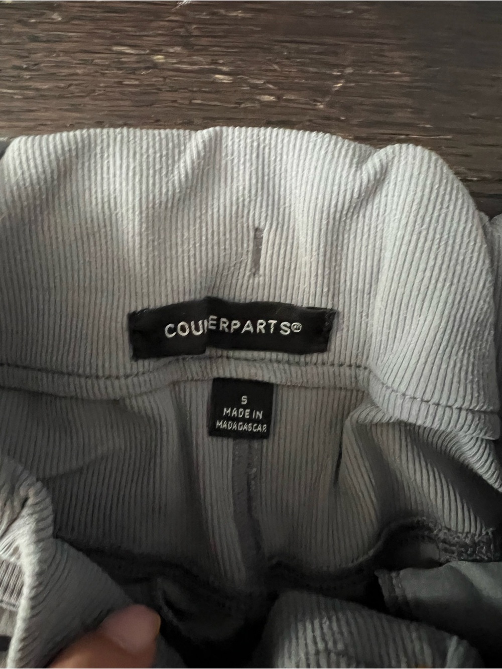 Counterparts Light Gray Drawstring Pants - Picture 2 of 3
